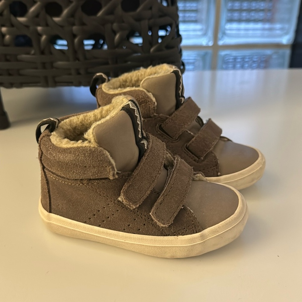ZARA baby - Toddler Boys Fleece Lined High Top Sneaker